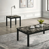 Findlay 3 Pc. Table Set Model Fm42900Bw-3Pk-End Table By Furniture Of America